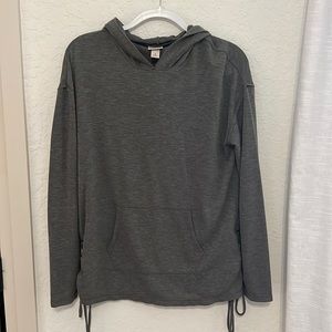Target grey/green sweatshirt with ties in the side